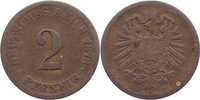 Kleinmünzen 2 Pfennig 1873 F F