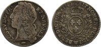 Frankreich 1/10 Écu au bandeau 1 1741 W Ludwig XV. 1715-1774. VF