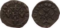 Frankreich-Dombes Liard 1596 Henry de Montpensier 1592-1608. VF-