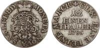 Sachsen-Coburg-Saalfeld 1/12 Taler Ernst Friedrich 1764-1800. -