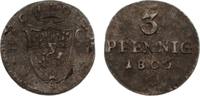 Sachsen-Coburg-Saalfeld 3 Pfennig Franz Friedrich Anton 1800-1806. -