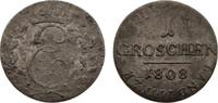 Sachsen-Coburg-Saalfeld Groschen 1808 Ernst 1806-1826. schön-fast VF