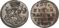 Sachsen-Hildburghausen 1/24 Taler 1760 Ernst Friedrich Karl 1745-1780. kl. Schrötlingsfehler, EF