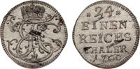 Sachsen-Hildburghausen 1/24 Taler 1760 Ernst Friedrich Karl 1745-1780. Belagreste, EF