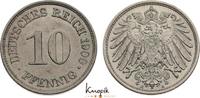 10 Pfennig 1900  A Kleinmünzen  kl. Kratzer, fast Stempelglanz