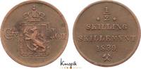 Norwegen Cu 1/2 Skilling Carl XIV. Johan 1818-1844. -