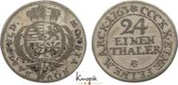Sachsen-Coburg-Saalfeld 1/24 Taler Franz Josias 1745-1764. -