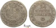 Sachsen-Coburg-Saalfeld 1/24 Taler Franz Josias 1745-1764. -