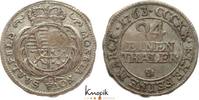 Sachsen-Coburg-Saalfeld 1/24 Taler Franz Josias 1745-1764. -