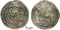 Sachsen-Coburg 1/12 Taler 1684 SM Albrecht III. 1680-1699. selten, kl. Schrötlingsfehler, VF