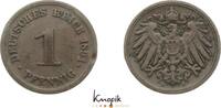 Kleinmünzen 1 Pfennig 1893 E kl. Druckstelle am Rand, VF-
