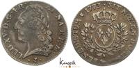 1/5 Écu de Béarn 17 1773 Frankreich Ludwig XV. 1715-1774. selten, leicht justiert, fast sehr schön