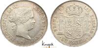 Spanien Escudo 1867 Isabell II. 1833-1868. Avers kl. Kratzer, EF