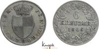 Hohenzollern-Sigmaringen 6 Kreuzer Karl 1831-1848. -