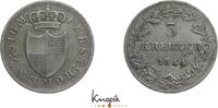 Hohenzollern-Sigmaringen 3 Kreuzer Karl 1831-1848. -