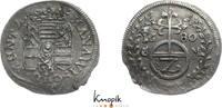 Hanau-Münzenberg 2 Kreuzer (Halbbatzen) Friedrich Casimir 1641-1685. -