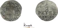 Trier, Erzbistum 1/2 Petermännchen (Kreuzer) 1 1722 GG Franz Ludwig, Pfalzgraf zu Neuburg 1716-1729. Schrötlingsfehler am Rand, VF+
