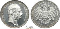 Sachsen 2 Mark 1904 E Georg 1902-1904. kleine Kratzer, Proof