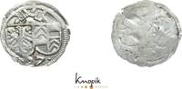 Nördlingen, Reichsmünzstätte Einseitiger Pfennig Eberhard von Eppstein-Königstein 1503-1535. -