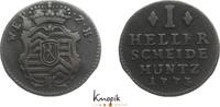 Hanau-Münzenberg Cu Heller Wilhelm IX. (I.), Landgraf, ab 1803 Kurfürst von Hessen-Kassel 1764-1821. -