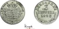 3 Kreuzer 1832  L Sachsen-Meiningen Bernhard Erich Freund 1803-1866. fleckig, kl. Stempelfehler, vorzüglich