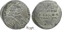 1/6 Taler 1758  H Sachsen-Hildburghausen Ernst Friedrich Karl 1745-1780. sehr schön +
