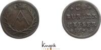 Sachsen-Coburg Cu Heller Albrecht III. 1680-1699. -
