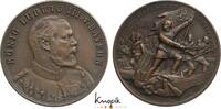 Erster Weltkrieg Bronzemedaille 1914 Ludwig III. von Bayern *1845 München, +1921 Sárvár, Ungarn. EF