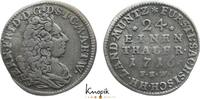 1/24 Taler 1716 Sachsen-Hildburghausen Ernst Friedrich I. 1715-1724. sehr selten, fast sehr schön