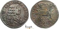 Magdeburg, Erzbistum 2/3 Taler 1675 August von Sachsen-Weißenfels 1638-1680. VF+