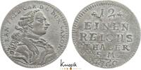 1/12 Taler 1760 Sachsen-Hildburghausen Ernst Friedrich Karl 1745-1780. Revers kl. Schrötlingsfehler und Kratzer, sehr schön +