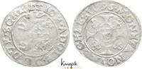 Schleswig-Holstein-Gottorp Doppelschilling (1/16 Taler) 1596 Johann Adolf 1590-1616. VF-