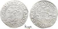 Schleswig-Holstein-Gottorp Doppelschilling (1/16 Taler) 1600 Johann Adolf 1590-1616. Prägeschwäche, VF-EF