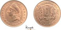 Dominikanische Republik 1 Centavo Republik seit 1866. -