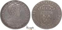 1/2 Écu à la mèche longue 165 1658  E Frankreich Ludwig XIV. 1643-1715. fast sehr schön