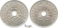 Südrhodesien 1 Penny George V. 1910-1936. -