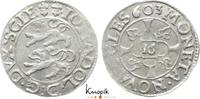 Doppelschilling (1/16 Taler) 1603 Schleswig-Holstein-Gottorp Johann Adolf 1590-1616. vorzüglich