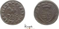 Cu Heller 1697 Sachsen-Meiningen Bernhard 1680-1706. schön-sehr schön