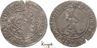 Sachsen-Kurfürstentum seit 1423 Judenkopfgroschen Wilhelm III. Herzog von Sachsen und Landgraf von Thüringen 1445-1482. -