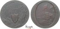 Irland, Token Kupfer Halfpenny -