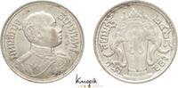 Thailand (Siam) 1/4 Baht Rama VI. (Wajirawudh) 1910-1925. -