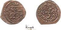 Barby, Grafschaft Kipper Cu 3 Pfennig Albrecht Friedrich und Justus Günther 1617-1641/51. -