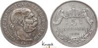 Haus Habsburg 5 Korona 1900 KB Franz Joseph I. 1848-1916. sehr sch&ouml;n 50,00 EUR  Excl. 8,00 EUR Verzending