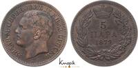 Serbien 5 Para 1879 Milan Obrenovich IV. 1868-1882-1889. sehr sch&ouml;n 20,00 EUR  Excl. 8,00 EUR Verzending