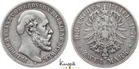 Mecklenburg-Schwerin 2 Mark 1876 A Friedrich Franz II. 1842-1883. sch&ouml;n-... 180,00 EUR  Excl. 8,00 EUR Verzending