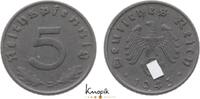 Drittes Reich 5 Reichspfennig 1943 D Kursm&uuml;nzen 1933-1945. sehr sch&ouml;n 20,00 EUR  Excl. 8,00 EUR Verzending