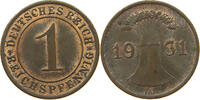 WEIMARER REPUBLIK REICHSPFENNIG -