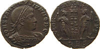 Rom Follis Constantinus II., Cäsar (317-340) GLORIA EXERCITUS RBS Rom mint -