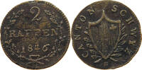 SCHWEIZ SCHWYZ 2 RAPPEN -