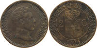 SPAIN 2 CENTIMOS ALFONSO XIII. 1886-1941 -